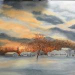 Millwood Sunset
12 x 48
Oil on linen