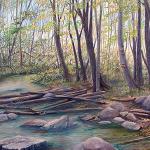 Asylum Lake Preserve
12 x 48
Oil on linen